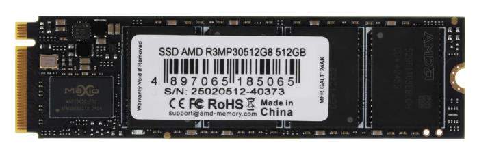 Изображение SSD диск AMD R3 Series 512 Гб 2280 (R3MP30512G8)