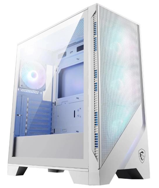 Изображение Корпус MSI MAG FORGE 320R AIRFLOW White (mATX, ATX, Mini-ITX, белый, 450 Вт)/(306-7G23W21-HH9)