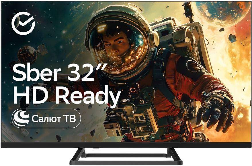 Изображение Телевизор Sber SDX-32H2128B 32" 720p HD Smart TV черный