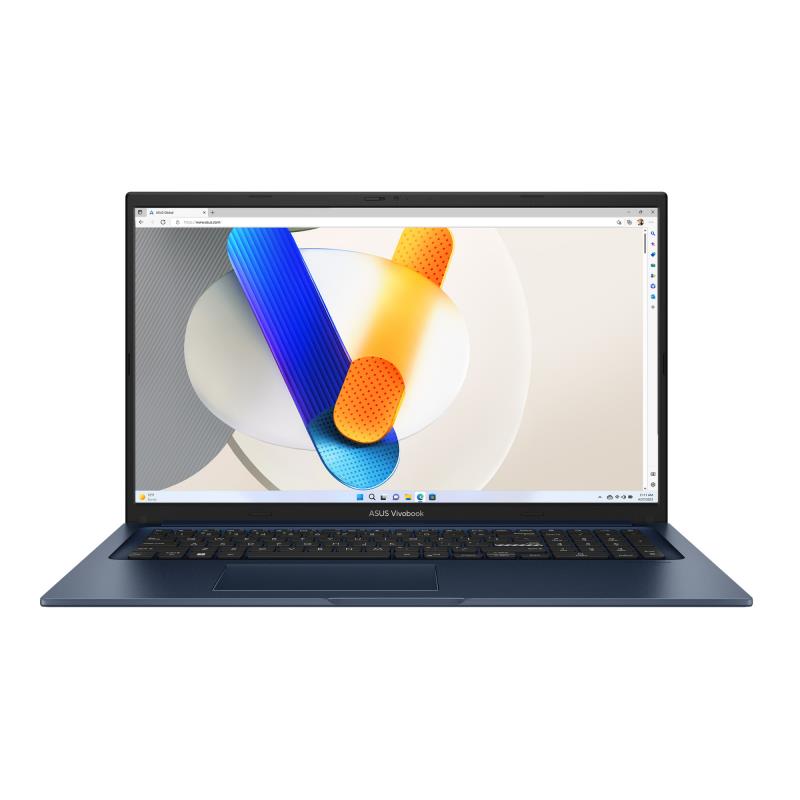 Изображение Ноутбук Asus Vivobook 17 X1704VA-AU692 (Intel 1335U 1300 МГц/ SSD 512 ГБ  /RAM 16 ГБ/ 17.3" 1920x1080/VGA встроенная/ DOS) (90NB10V2-M00TL0)
