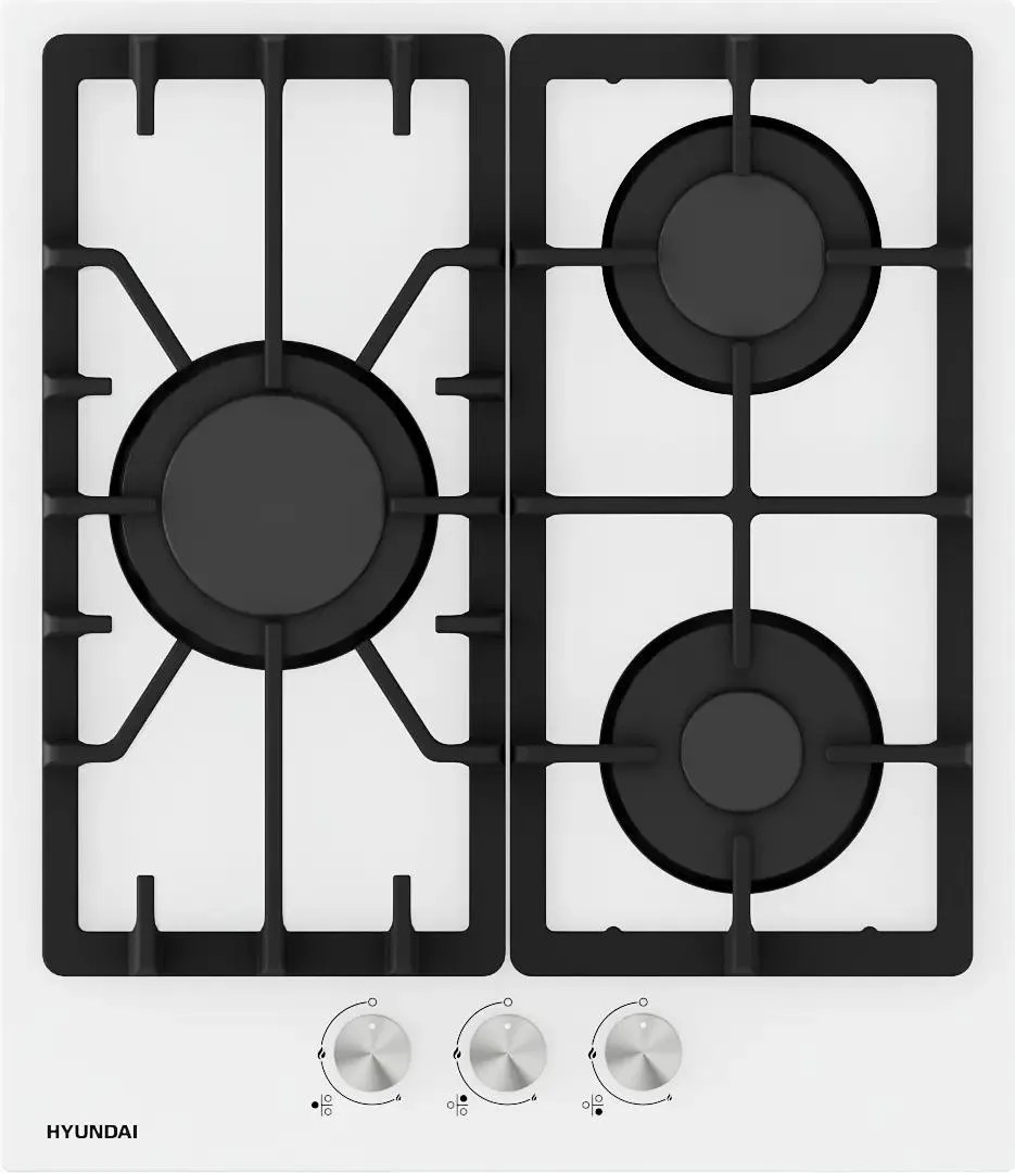 Изображение Варочная панель Hyundai HHG 4333 WG (белый)