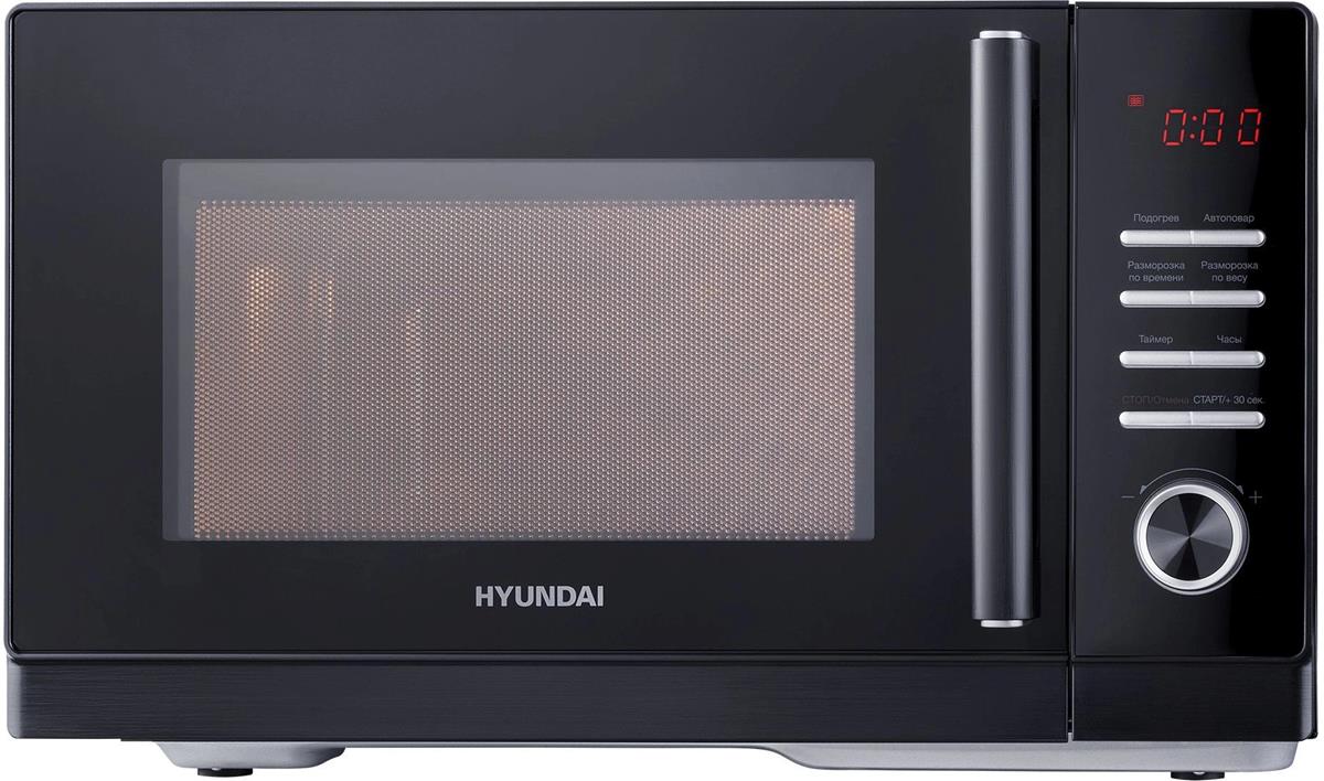 Изображение Микроволновая печь Hyundai HYM-D3013 (800 Вт  25 л    черный)