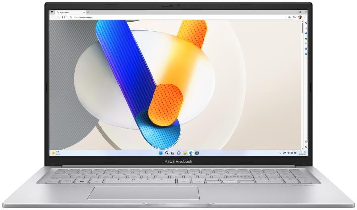 Изображение Ноутбук Asus Vivobook 17 X1704VA-AU515 (Intel 1335U 1300 МГц/ SSD 512 ГБ  /RAM 16 ГБ/ 17.3" 1920x1080/VGA встроенная/ DOS) (90NB10V1-M00K20)