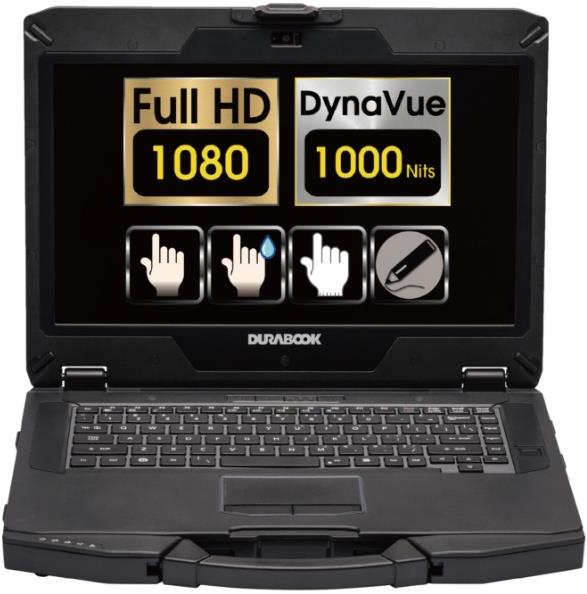 Изображение Ноутбук Durabook S14I Gen2 STD S14IG2 (Intel 1135G7 2400 МГц/ SSD 256 ГБ  /RAM 8 ГБ/ 14" 1920x1080/VGA встроенная/ Windows 11 Pro) (S4E1P2AAEBXE)