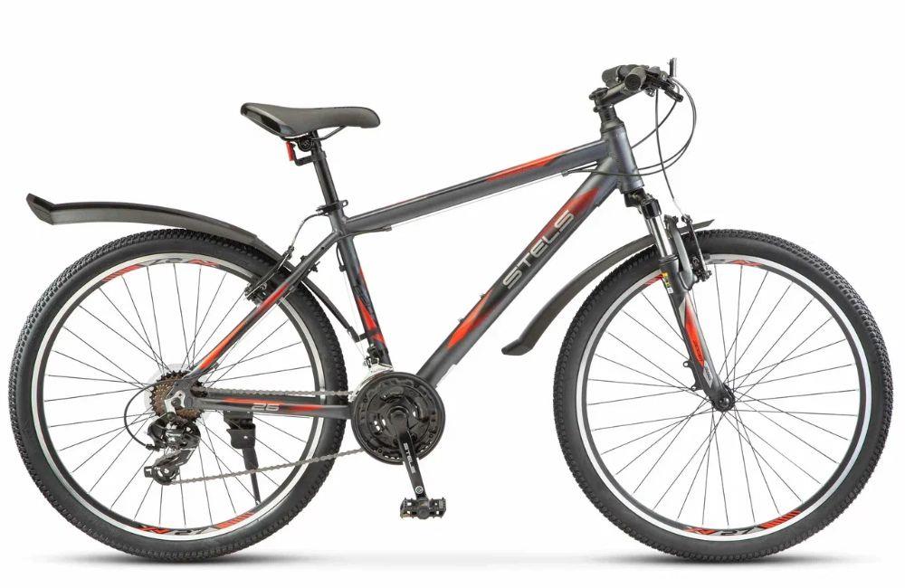 Изображение Велосипед Stels Navigator 620 V 26" K010 (серый матовый/26 "/14.0 ")-2023 года JU133650/LU096782