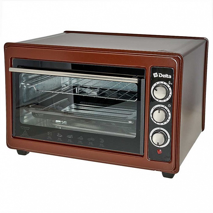 Изображение Электропечь DELTA D-0123 (37 л /1300 Вт /коричневый)