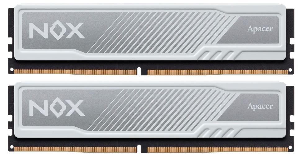 Изображение Оперативная память 2х8 GB DDR4 Apacer NOX White (21300 МБ/с, 2666 МГц, CL16)