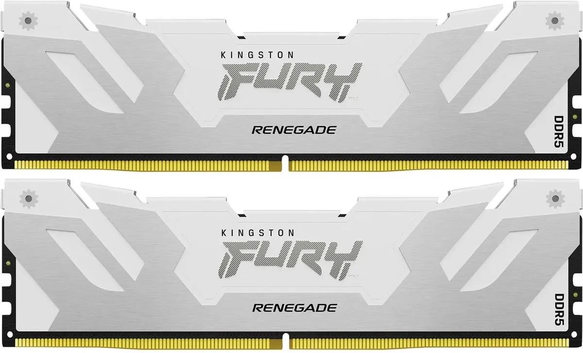 Изображение Оперативная память 2x16 GB DDR5 Kingston Fury Renegade White (64000 МБ/с, 8000 МГц, CL38)