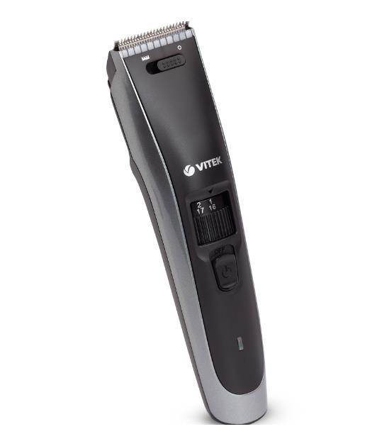 Изображение Машинка для стрижки волос VITEK VT-2588, серый