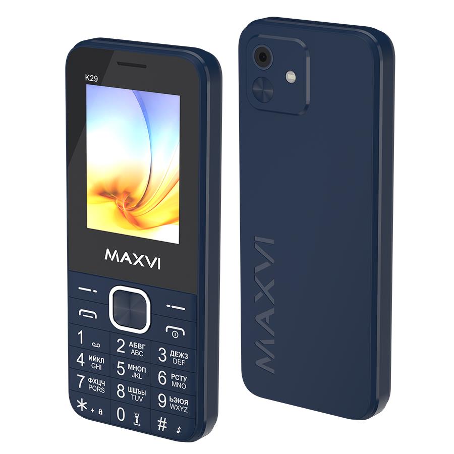 Изображение Мобильный телефон MAXVI K29,синий