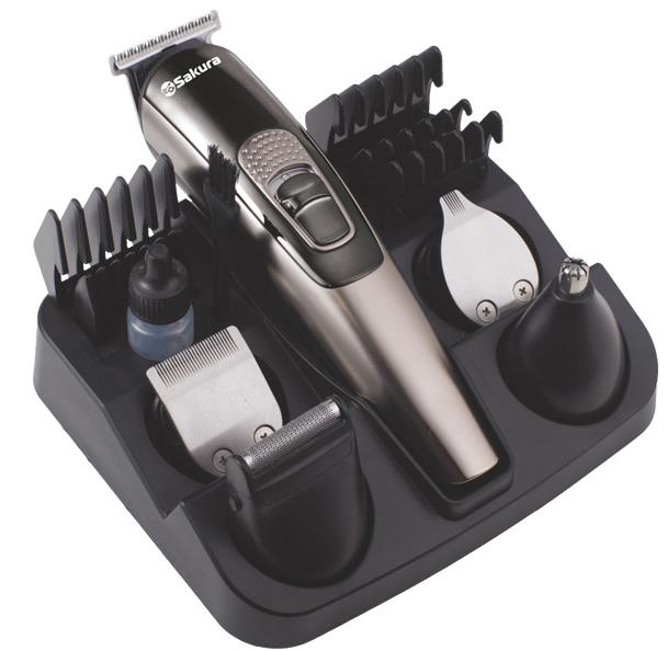 Изображение Триммер в носу и ушах, бороды и усов, Для бровей Sakura SA-5531BK, черный