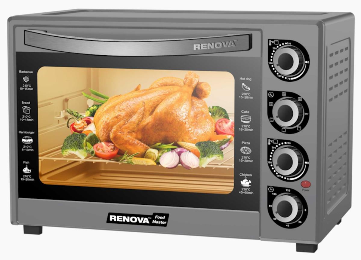 Изображение Электропечь Renova MO-50GLTS1 (50 л /2000 Вт /серый)