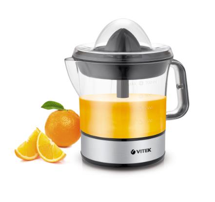 Изображение Соковыжималка VITEK VT-3669  (для цитрусовых/25 Вт /черный, стальной)