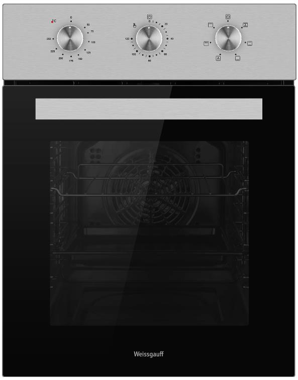 Изображение Духовой шкаф Weissgauff EOY 456 XM (50 л , серебристый)