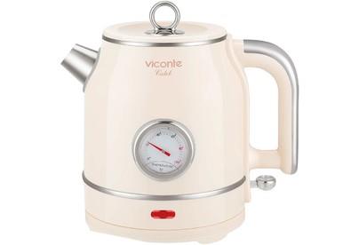 Изображение Электрический чайник Viconte VC-3340 Caleb (2200 Вт/1,5 л /пластик, нержавеющая сталь/бежевый)