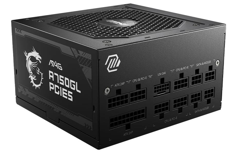 Изображение Блок питания MSI MAG A750GL PCIE5 (306-7ZP8B11-CE0) (750 Вт )