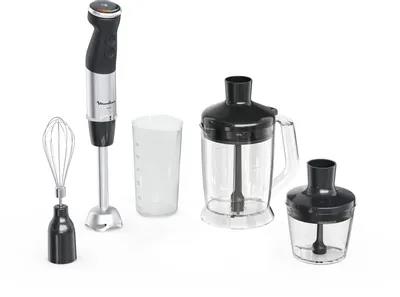 Изображение Блендер Moulinex DD67L810 (погружной/1000 Вт/серебристый, черный)