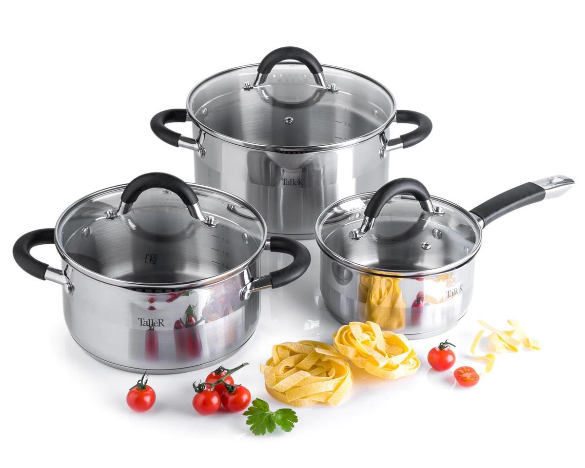 Изображение Набор кастрюль и ковш TalleR 17190 ()
