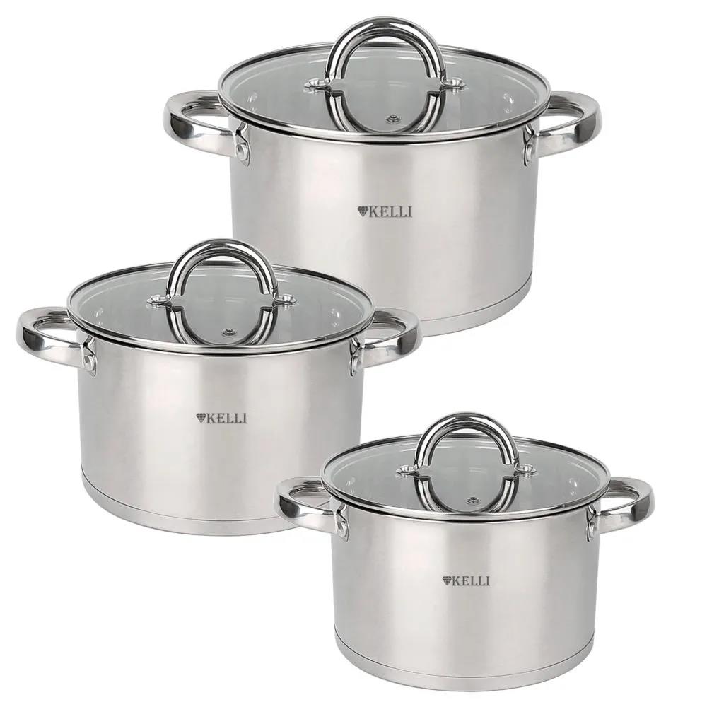 Изображение Набор кастрюль Kelli KL-4701 6 предметов ()