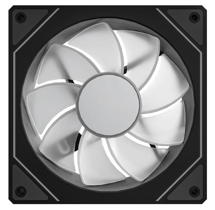 Изображение Вентилятор Formula Floe 12BK ARPW Reverse ARGB (1500 об/мин , 120x120x25 мм,4-pin PWM)