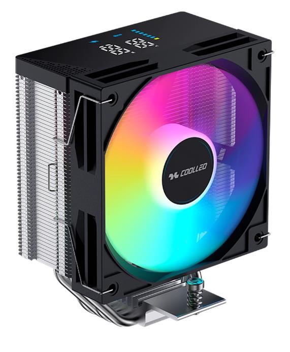 Изображение Кулер для процессора Coolleo CL-B40-DIG-ARGB-V2 (AM4, LGA1150/1151/1155/S1156, LGA 1200, LGA 1700, AM5, LGA1851)1 шт