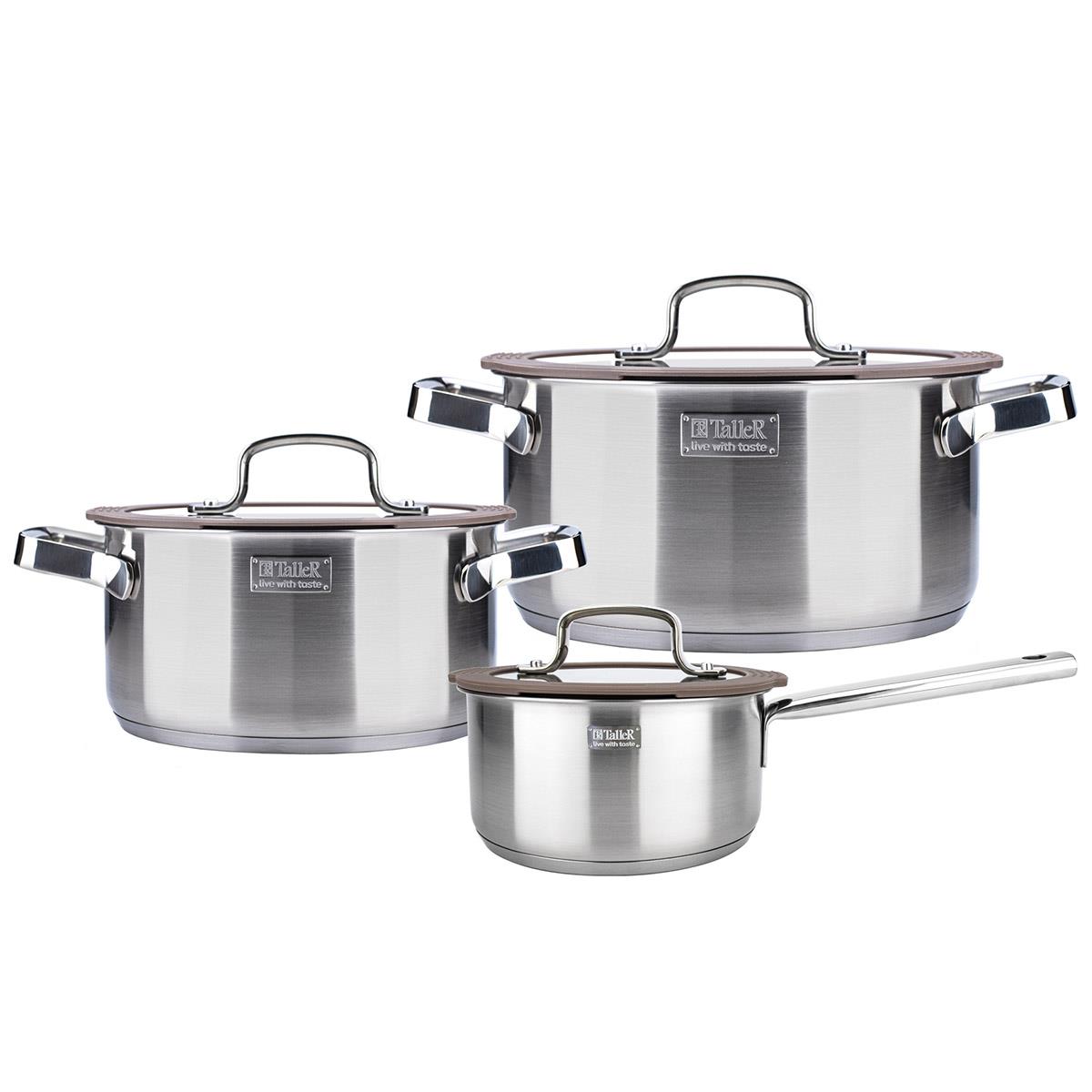 Изображение Набор кастрюль и ковш TalleR TR-17350 ()