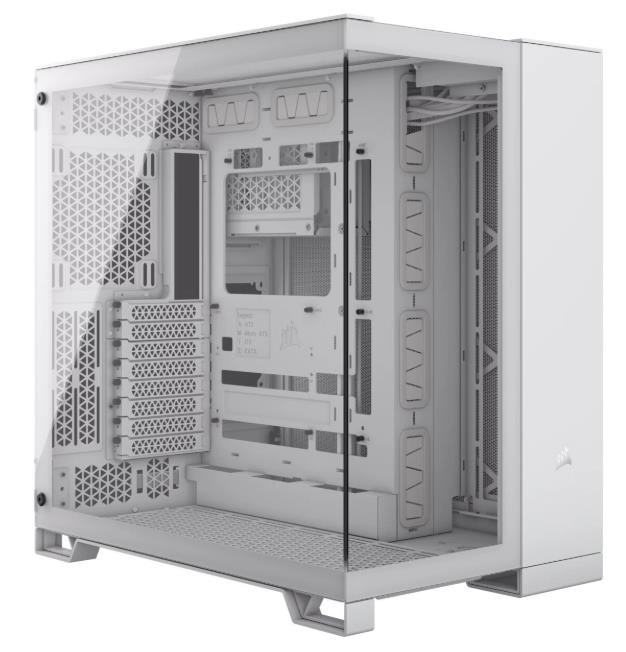 Изображение Корпус Corsair 6500X White (mATX, ATX, Mini-ITX, EATX, белый, без БП)/(CC-9011258-WW)
