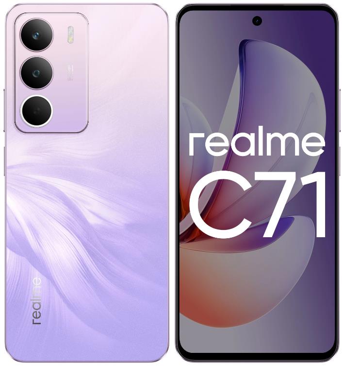 Изображение Смартфон Realme C71 (128 Гб/6 Гб) фиолетовый