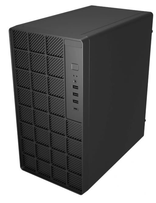 Изображение Корпус Digma DCC-MN304 Black (mATX, Mini-ITX, черный, без БП)/(DCC-MN304BK)