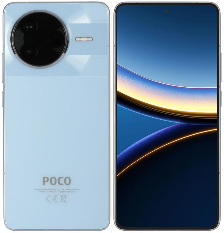 Изображение Смартфон Xiaomi POCO F7 Pro (512 Гб/12 Гб) голубой