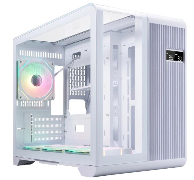 Изображение Корпус 1STPLAYER RT6 ARGB White (mATX, Mini-ITX, белый, без БП)/(RT6-WH-3FC7R-W-1FC7-W)