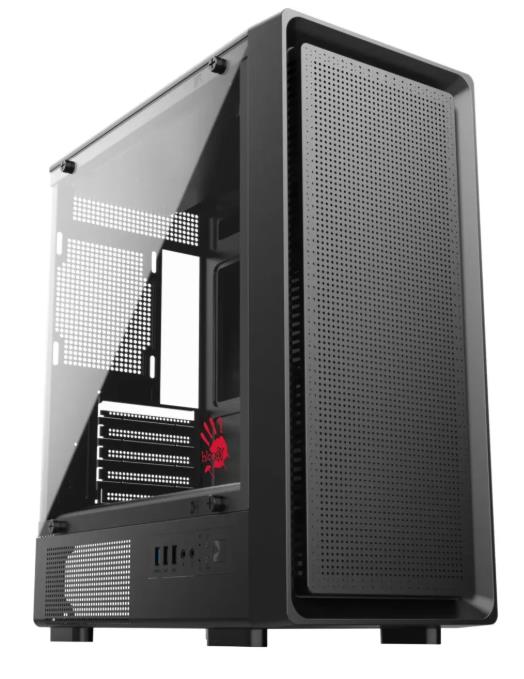 Изображение Корпус Bloody BD-CC118 Black (mATX, Mini-ITX, черный, без БП)/(BD-CC118-BK)