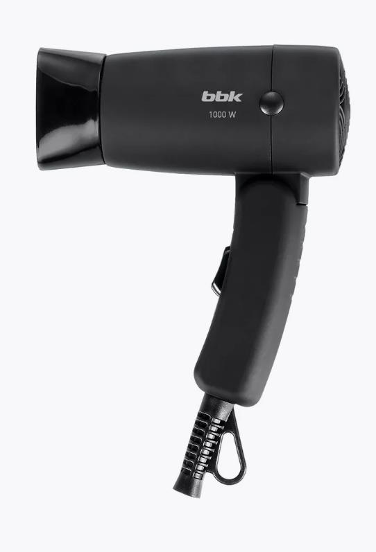 Изображение Компактный фен BBK BHD0801 (1000 Вт /черный)
