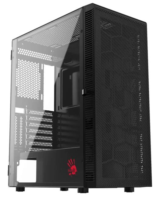 Изображение Корпус Bloody BD-CC116 Black (mATX, ATX, Mini-ITX, черный, без БП)/(BD-CC116-BK)
