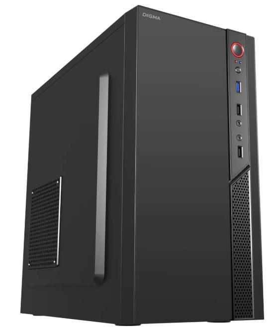 Изображение Корпус Digma DCC-MN306 (mATX, Mini-ITX, черный, без БП)/(DCC-MN306)