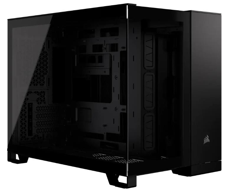 Изображение Корпус Corsair 2500X Black (mATX, Mini-ITX, черный, без БП)/(CC-9011265-WW)