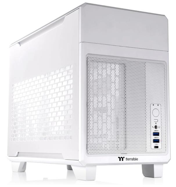 Изображение Корпус Thermaltake TR100 Snow (Mini-ITX, белый, без БП)/(CA-11A-00S6NN-00)