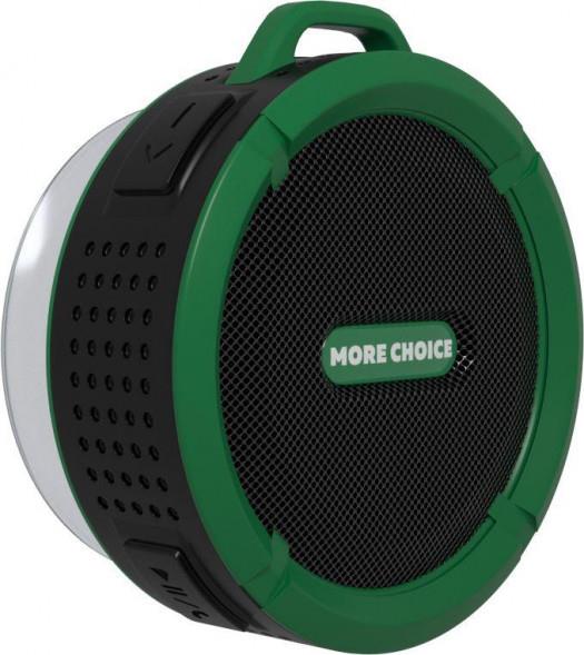 Изображение Портативная акустика More Choice (4610196402630) BS10 Green (4 Вт   зеленый)