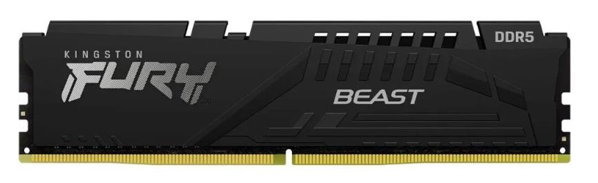 Изображение Оперативная память 1x32 GB DDR5 Kingston Fury Beast (51200 Мб/с, 6400 МГц, CL32)