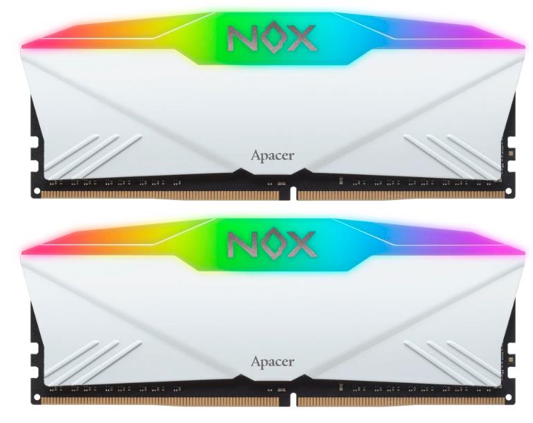 Изображение Оперативная память 2х8 GB DDR4 Apacer NOX RGB (25600 МБ/с, 3200 МГц, CL16)