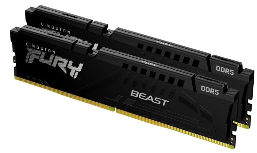 Изображение Оперативная память 2x16 GB DDR5 Kingston Fury Beast (54400 МБ/с, 6800 МГц, CL34)