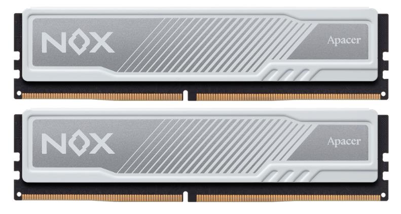 Изображение Оперативная память 2х8 GB DDR4 Apacer NOX White (25600 МБ/с, 3200 МГц, CL16)