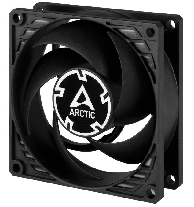 Изображение Вентилятор Arctic P8 Silent Black (1600 об/мин , 80x80x15 мм,3-pin)