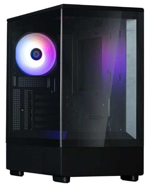 Изображение Корпус Zalman P10 Black (mATX, черный, без БП)/(P10 Black)