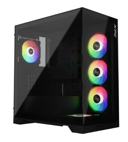 Изображение Корпус ADATA XPG INVADER X Black (mATX, ATX, Mini-ITX, черный, без БП)/(INVADERXMT-BKCWW)
