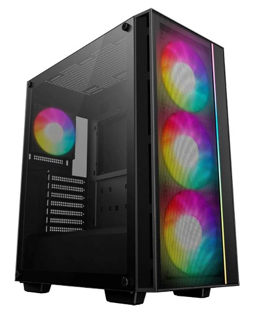 Изображение Корпус Deepcool MATREXX 55 MESH V4 Black (mATX, ATX, Mini-ITX, черный, без БП)/(MATREXX 55 MESH V4)