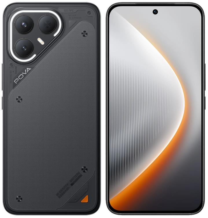 Изображение Смартфон TECNO Pova 7 Pro 5G (256 Гб/12 Гб) черный