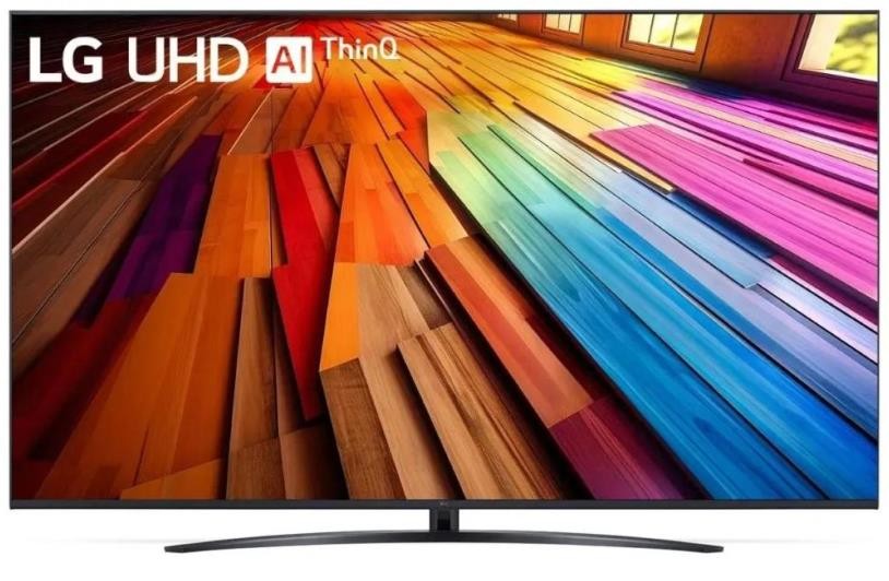 Изображение Телевизор LG 75UT81006LA.ARUG 75" HDR, 4K Ultra HD Smart TV черный