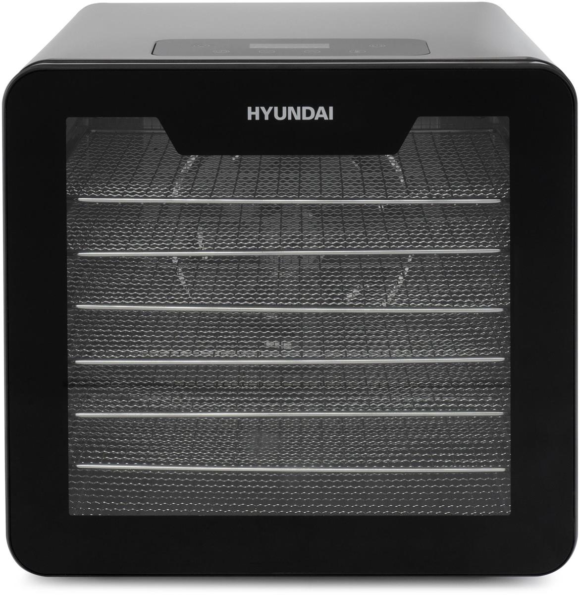 Изображение Сушилка для овощей Hyundai HYFD-8802 (поддонов 14 шт, 600 Вт , серебристый)