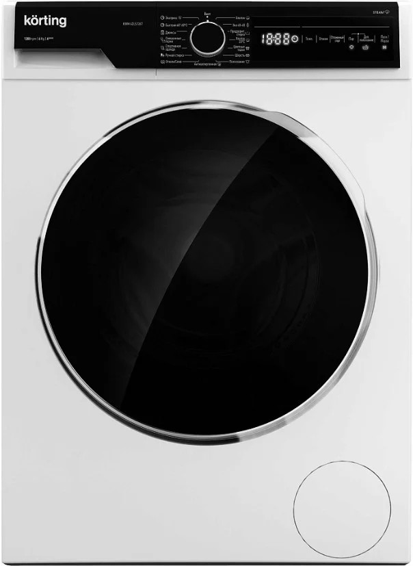 Изображение Стиральная машина Korting KWM 42LS1267, белый (фронтальная, 6 кг, 1200 об/мин )
